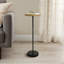 Metal and Marble 21"H Side Drink Table for Elegant and Functional Accent-1769802319