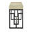 Billue Metal Base Writing Desk with Power Outlet-1522144305