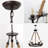 Blakehurst 6 - Light Wagon Wheel Chandelier