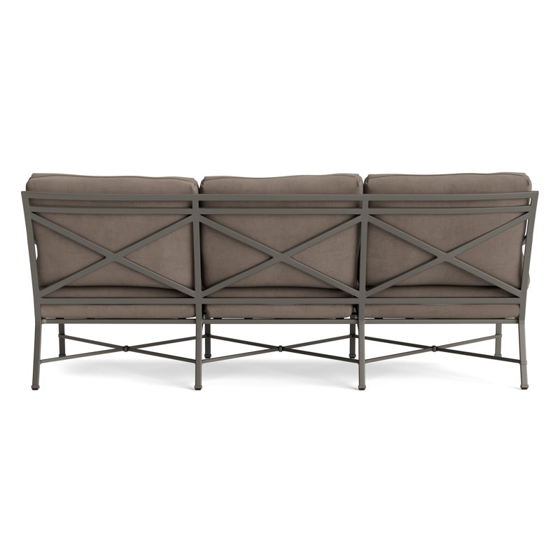 Venetian Outdoor 3 - Seat Patio Sofa, Fusion Moccasian, Mica