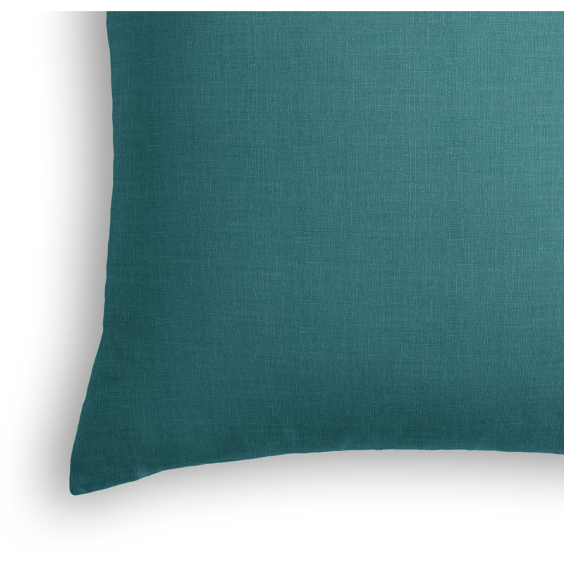 Housse de coussin carrée, 24 po x 24 po, Bleu pastel, Duvet
