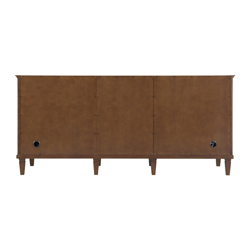 Lorelai 72'' W Double Vanity, Ethereal Noctis, Mid-Century Walnut