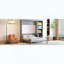 Lit escamotable double avec bureau et tablettes-1089416570-1089416567