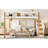 Space Saving Beds, Full Wood Mdf Loft Frame, Modern Storage For Home