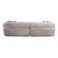 Canapé modulaire incurvé en forme de L de 114 po de largeur - très grand canapé-lit minimaliste, aucun assemblage requis-492935105