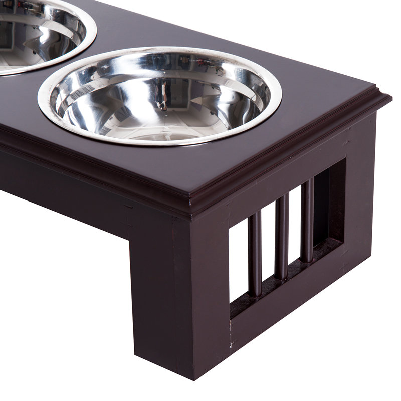 Elevated Feeder, Coffee Brown