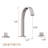 Casainc Widespread 2-handle Bathroom Faucet-105904200