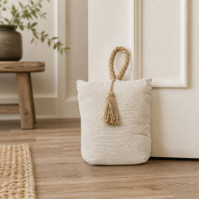 Butoir de porte lesté en tissu