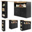 105cm Sideboard with Bar Hutch