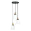 Luminaire suspendu grappe 3 lumières avec verre pour salle à manger cage d'escalier-994008583