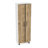 Reston 2 Piece Kitchen Set, Kitchen Island + Pantry Cabinet, White / Light Oak