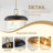 1-Light Modern Black Dome Pendant
