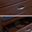 Système d'organisation en bois massif à 5 tiroirs John Louis Home