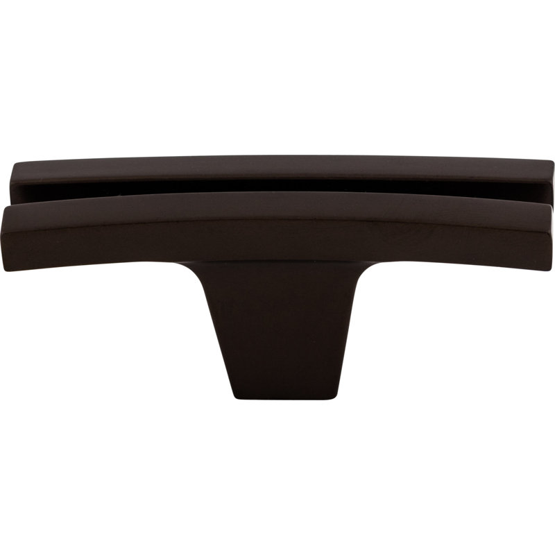 Flared 2 5/8" Length Geometric Knob, Oiled Rubbed Bronze