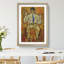 Portrait of a Seated Man by Egon Schiele - Framed Print-62759603-62759607