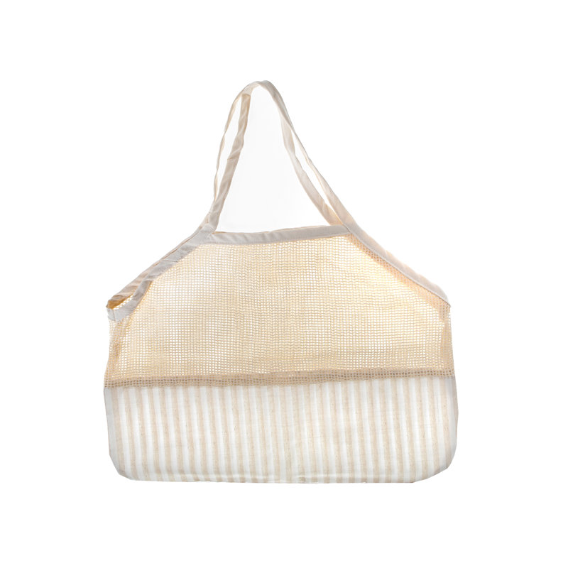 Sac réutilisable en filet de poly-coton (petit), H 27 po x l 20 po x P 6 po