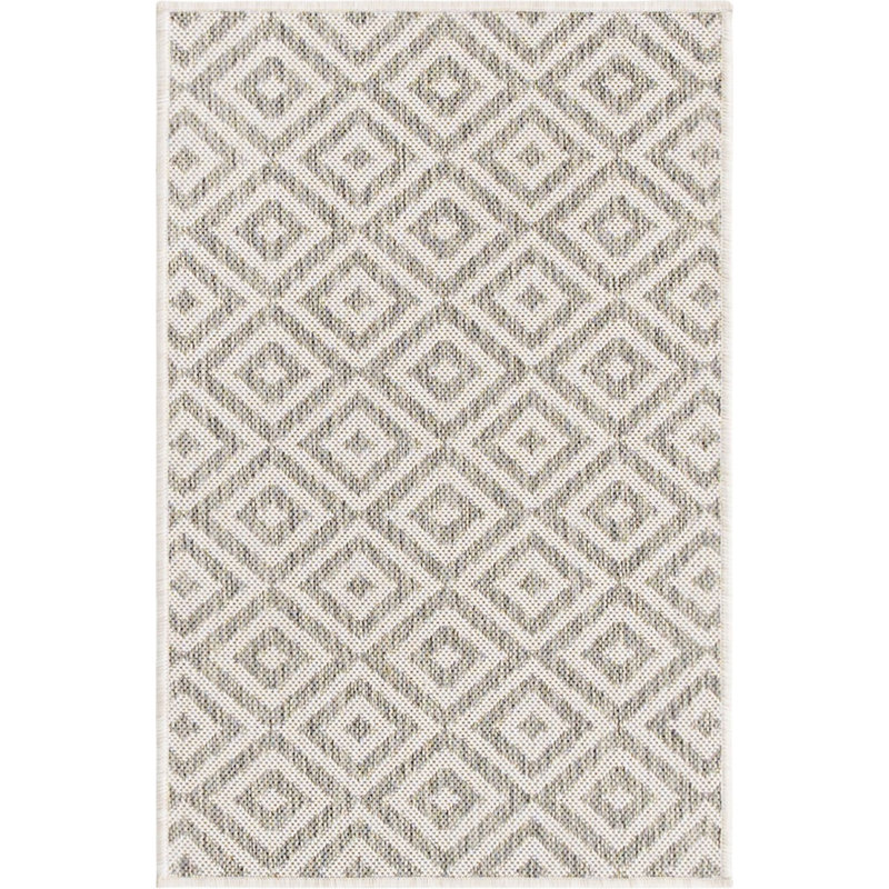 Outdoor Destiny Area Rug Earth Color, Rectangle 2'2" x 3'