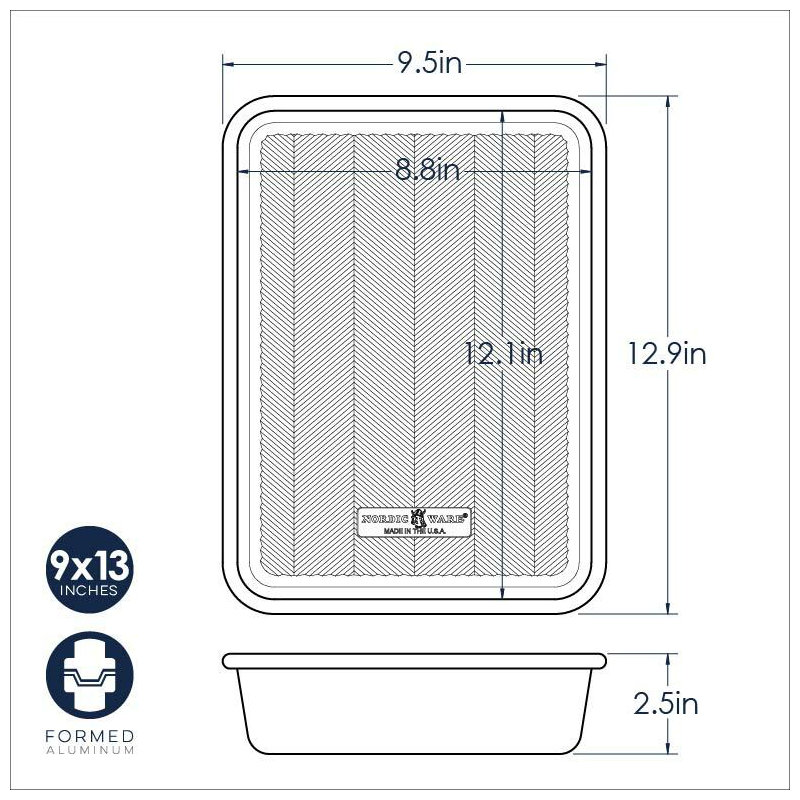 Nordic Ware Prism Baking Pan