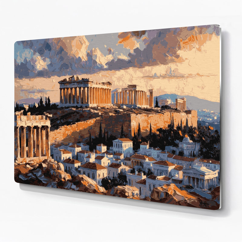 Art urbain, villes, Grèce, Grèce, brun, H 8 po x l 10 po