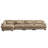 L Shaped Sectional Cloud Sofa , Convertible Deep 4 Seater Modular Couch For Living Room,Modern Velvet Comfy Upholstered Corner Couch Waist Pillows, Throw Pillows And Blosteredarmrests