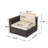 Patio Left Armchair Mbrn + Alu-1307262555