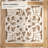 Marrakech 9 Panel Carved Wood Wall Decor, White Washed Mango Wood Wall Art