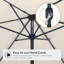 Bylo 270cm Tilt Market Parasol-998457107
