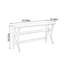 Bureau stable en bois de frêne noir carbonisé-740106407-740106394