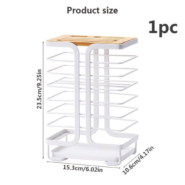 1pc Multi-function Countertop Storage Rack, Modern PP Kitchen Countertop  Organizer For Kitchen