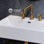 Claire 24" Console Sink White Basin Chrome Legs With 8" Widespread Holes-98076203