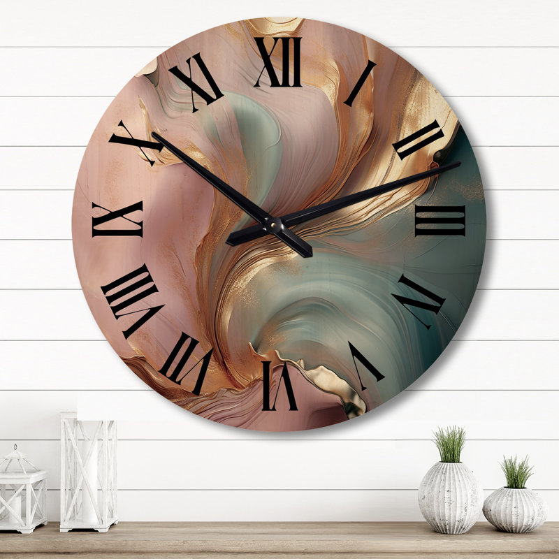 Horloge murale en bois exquise Harmony, Grand