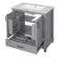 Meuble-lavabo de ferme 30 po avec tablette réglable et tiroir divisé, portes à fermeture douce avec tablettes de rangement doubles, conception en forme de X-1837397427-1838307334