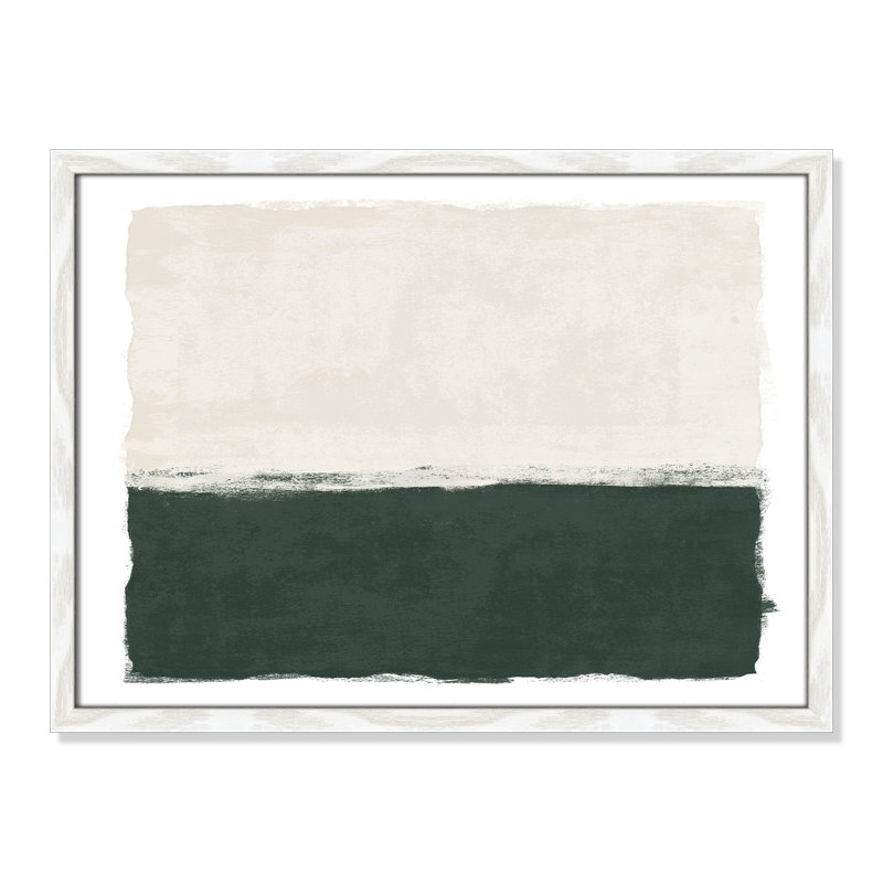 Primal Forest II - Landscape Version Print par Natalie Carpentieri, 23'' W x 17'' H, Framed Print, White Woodgrain