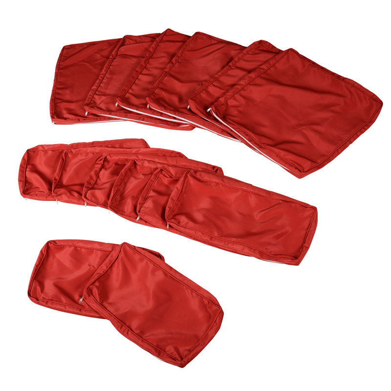 Housse de coussin d'intérieur/d'extérieur, Rouge