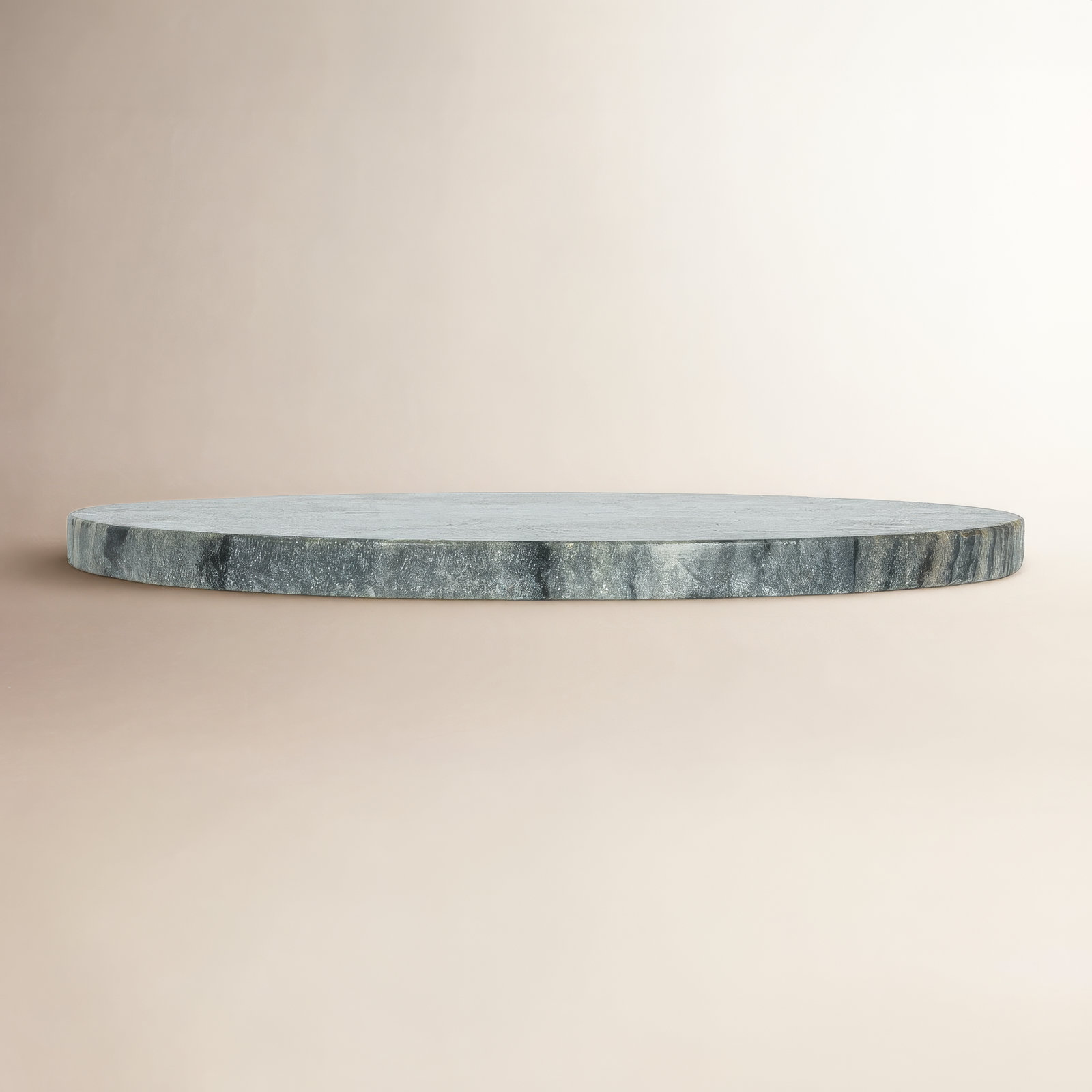 Keane Round Marble Cheese Board, 0.5" H x 11" W x 11" D, Gray