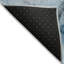 Tapis bleu intérieur / extérieur en polyester tissé à la machine Alfonzo-729969696