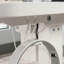 Bureau assis / debout, finition blanche-203340319