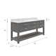 Cronin 72" Carrara White Marble Countertop Bath Vanity with Faucet and Mirror