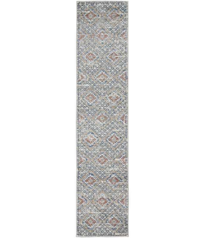 Tapis beige Freeda, Tapis de couloir 2 pi 2 po x 10 pi