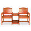 Chaise Adirondack d'extérieur en PEHD avec table double épaisseur-1959928280
