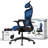 Nouhaus Ergo3dL Home Office Desk Chairs Ergonomic Office Chair High-Back Mesh Rolling Work Chairs with Wheels and Adjustable Headrests Comfortable Lumbar Support Adjustable Armrests-104236708