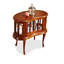 Console noyer massif et bois manufacturé