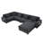 Caelora 6 - Piece Upholstered Sectional With Hidden Armrest Storage-1337266092