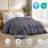 All Season Goose Feather Fiber Comforter Lightweight Duvet Insert, Full/Queen-129046632-129046634