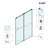 68-73" W X 76" H Frameless Double Sliding Shower Door-116648738