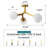  Janto 3-Light Glass Semi Flush Mount-1455858695