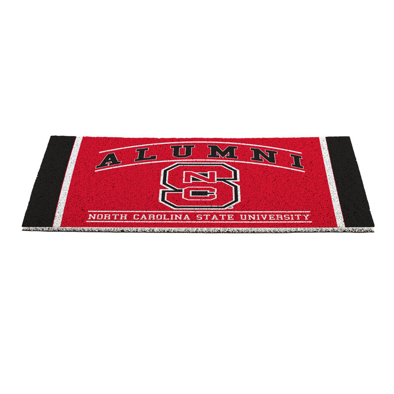 Tapis en PVC de l'Université North Carolina State University, 28 po x 16 po