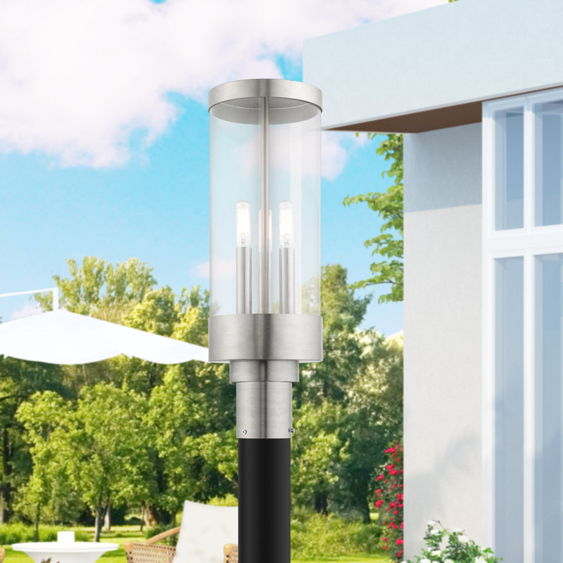 Binghamton Transparent Lantern Head, Brushed Nickel