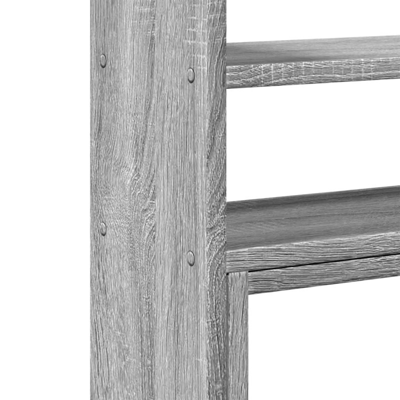 Shantee Manufactured Wood Desk Organiser, Grey Sonoma