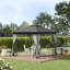 Pavillon de jardin permanent en métal l 10 pi L 10 pi. D Pavillon de jardin-1846942939